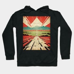 Nazca Lines Peru Tourism Vintage Poster Hoodie